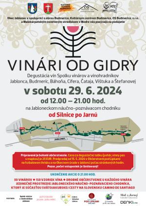 Podujatie Vinári od Gidry 29.6.2024 1